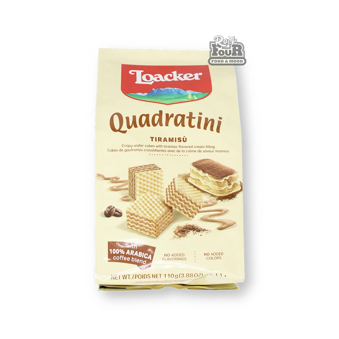 Wafers "Loacker Quadratini Tiramisu" 110g